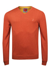 V-neck Cotton Knitwear